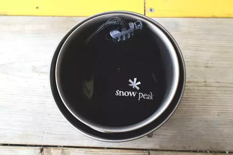 スノーピーククッカーのスタッキング