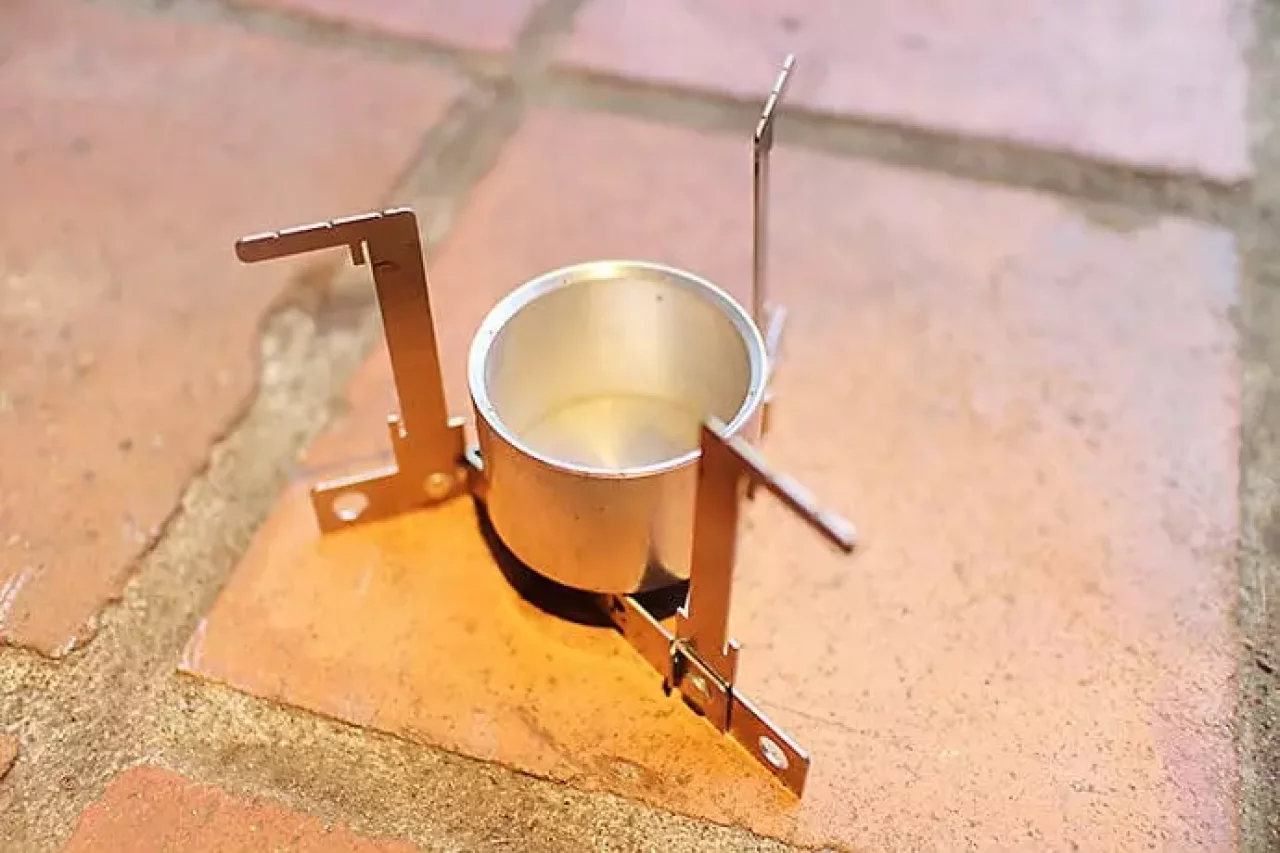 RSR リバーサイドランブラーのアルコールストーブ