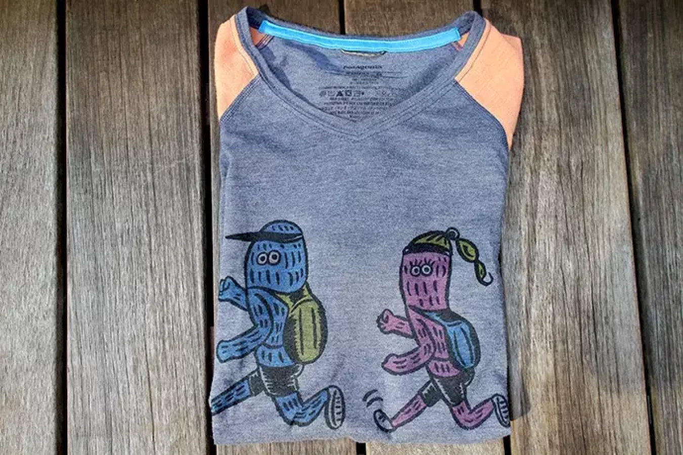 パタゴニア ナイントレイルズ チームで作ったオリジナルTシャツ