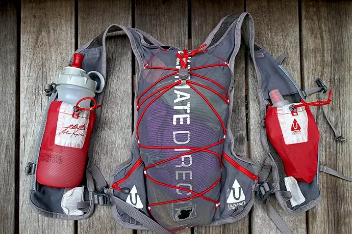 アルティメイトディレクション トレイルで愛用のザック