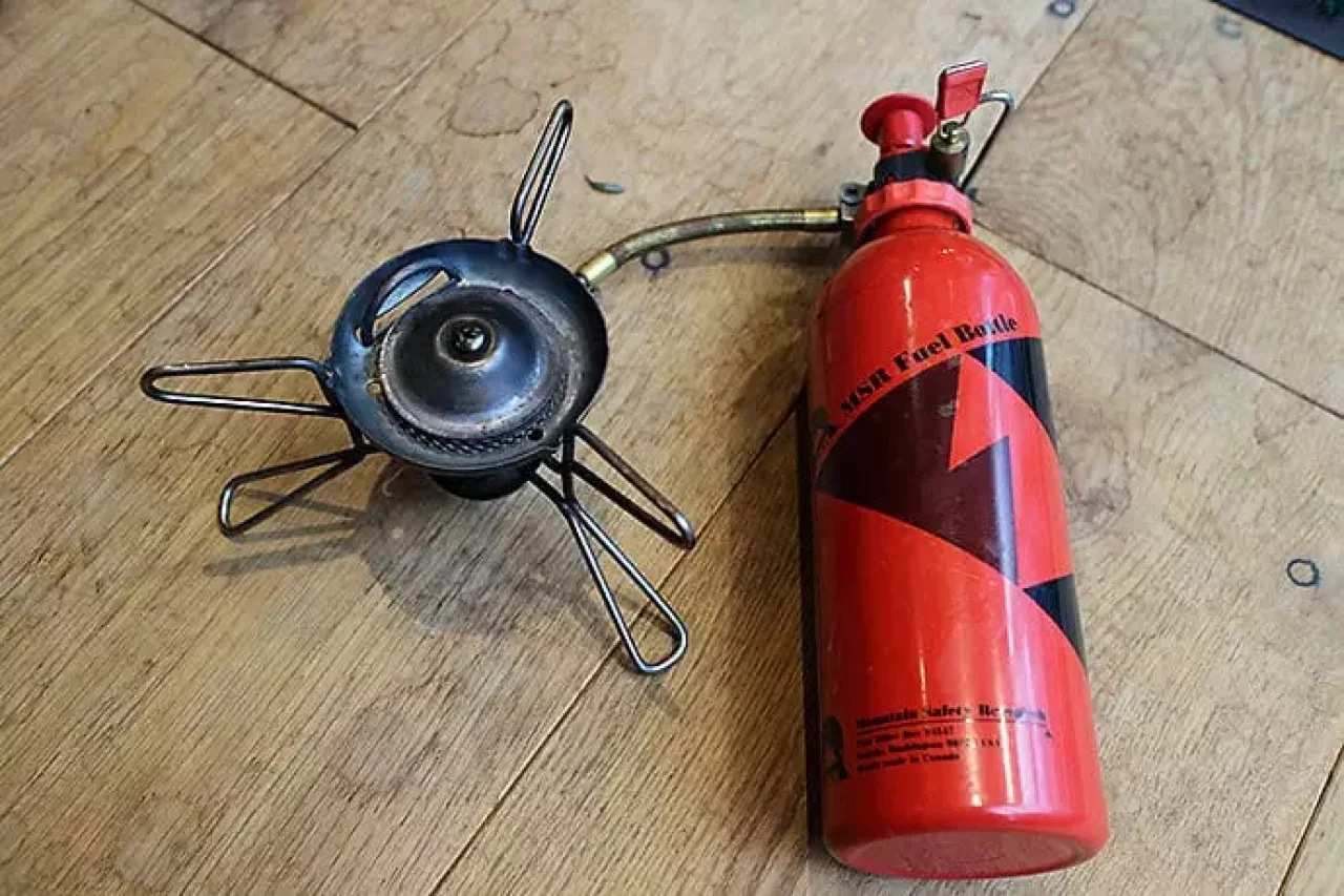 MSRのガソリンストーブ、ウィスパーライトインターナショナル