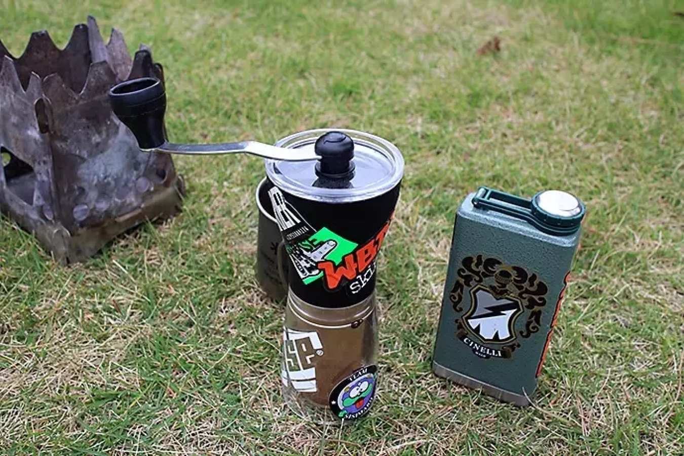 ハリオのコーヒーミル 山ごはん時に楽しむコーヒー