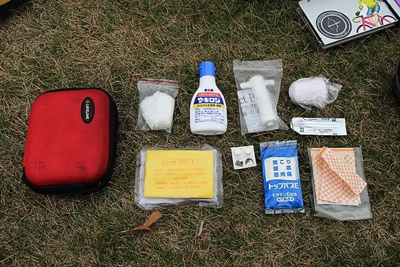 LIFELINE ファーストエイドキット 自転車キャンプの必需品
