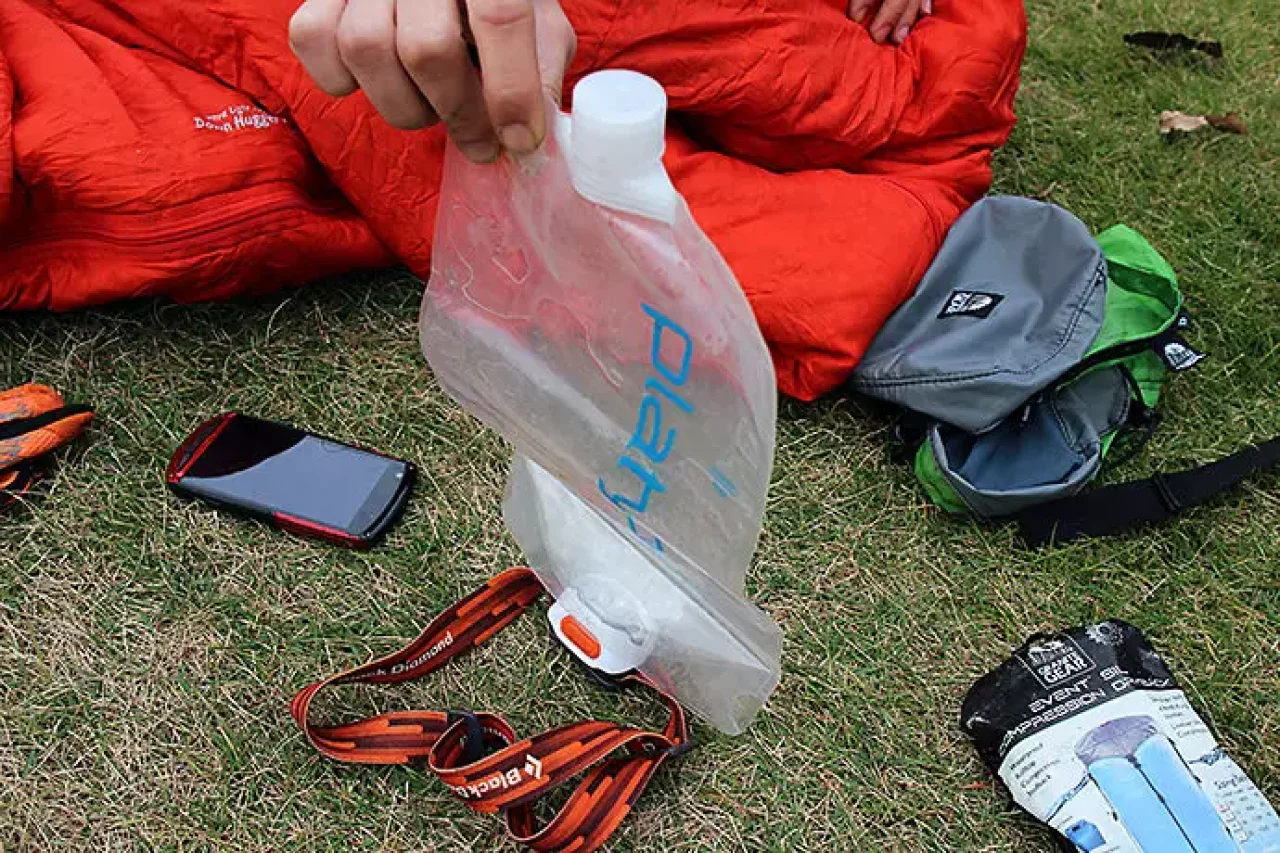 プラティパスとヘッドランプで簡易ランタン