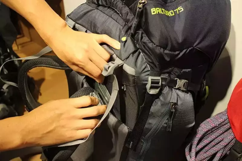 グレゴリーのバックパックにおけるフィッティング