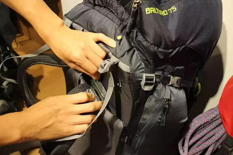 グレゴリーのバックパックにおけるフィッティング