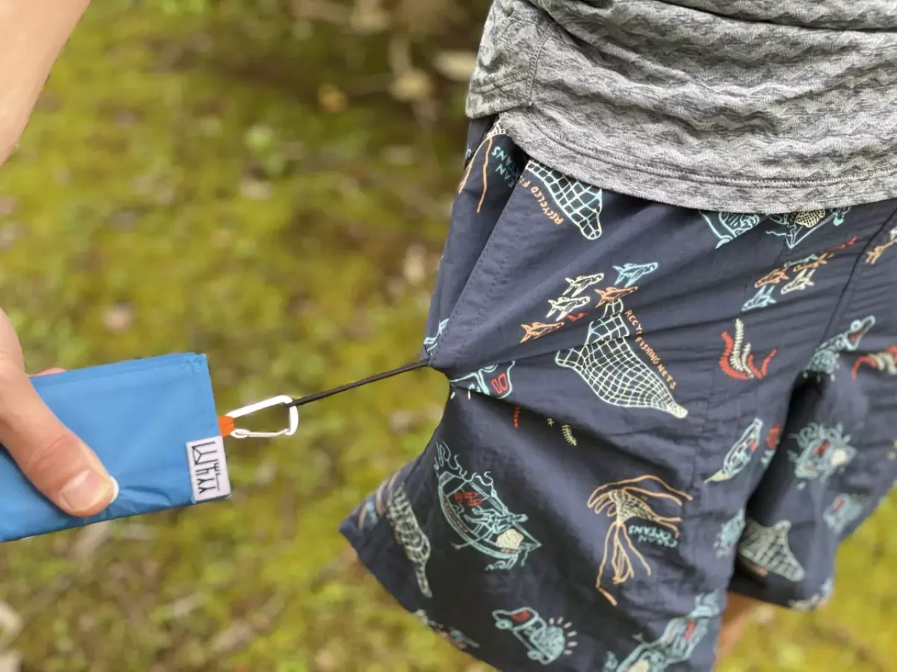 貴重品を入れておくのにも便利なバギーズ・ロングのポケット