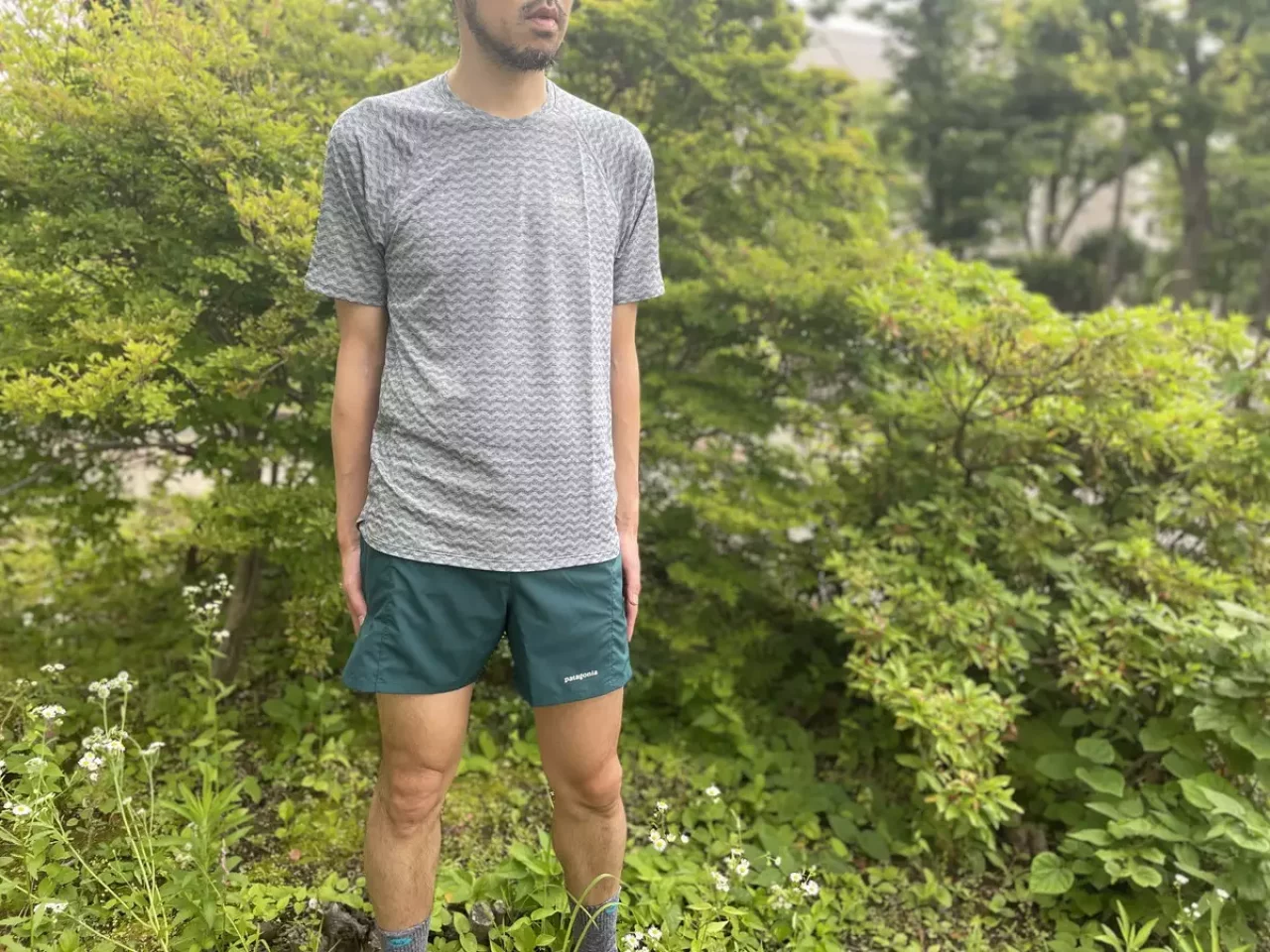 通気性に優れて涼しい5インチ