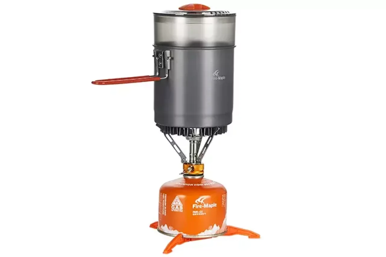 蒸し料理もできるユニークなクッカー『Fire-Maple アイランド』