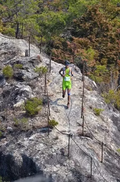 OSJ新城64キロでの岩場もガッチリと路面を捉えてくれました。