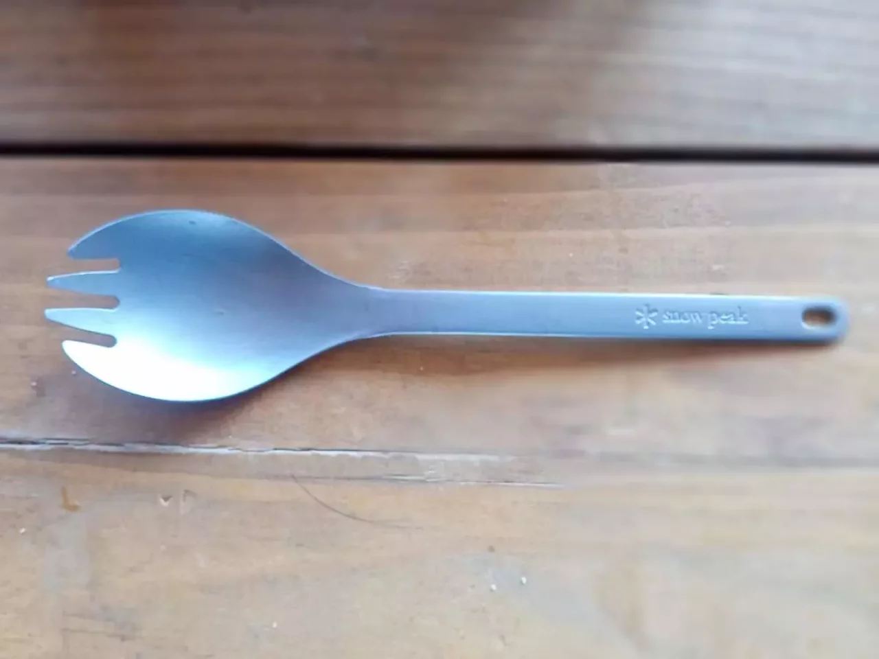 スノーピーク チタン先割れスプーン