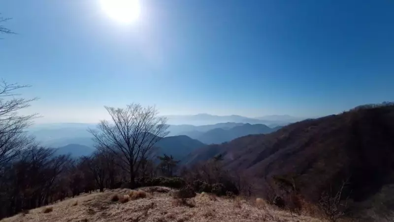 丹沢 鍋割山 マルガヤ尾根からの眺望