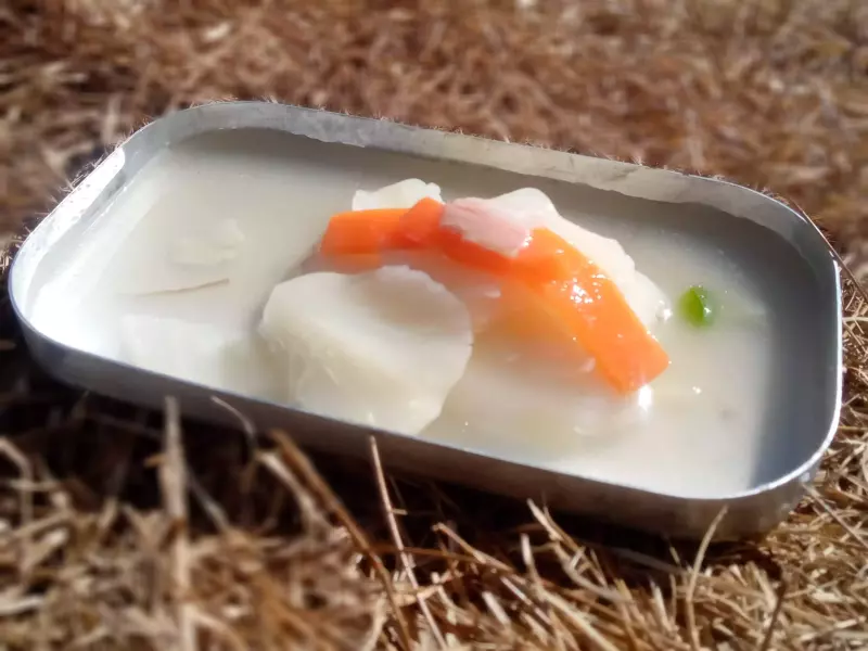 メスティン山ごはんレシピ-餅あんかけ|メスティンレシピ|山の食事・行動食|山のコト|登山・トレラン・山スキーマガジン「山旅旅」