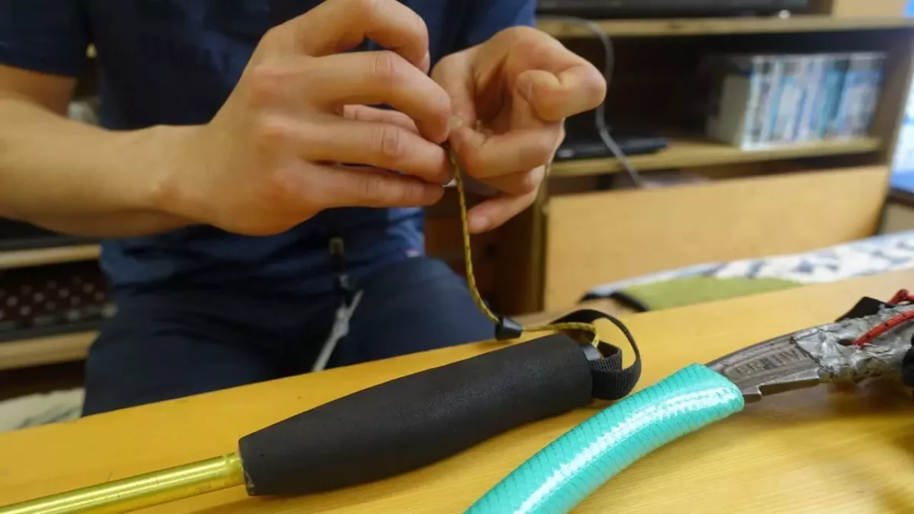 非常にシンプルな構造のトレッキングポール