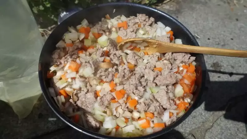 山ごはん「超簡単ドライカレー」