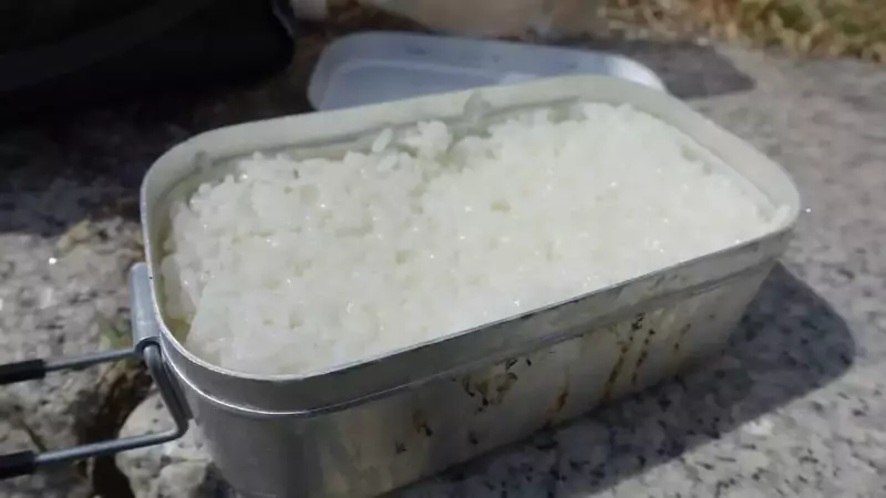 メスティンで行う炊飯4つの行程