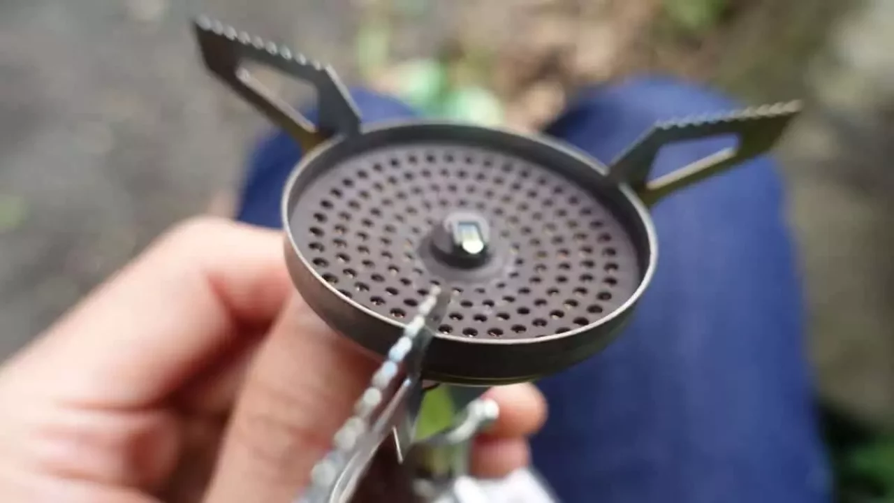 SOTOマイクロレギュレーターストーブ ウインドマスターのバーナーヘッド