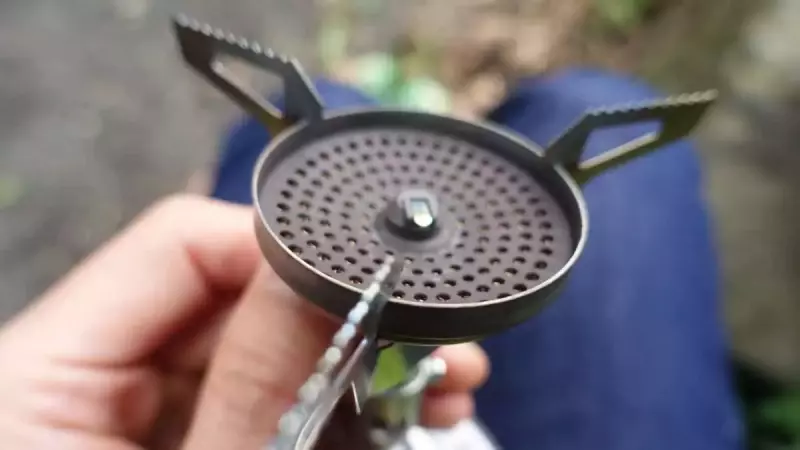 SOTOマイクロレギュレーターストーブ ウインドマスターのバーナーヘッド