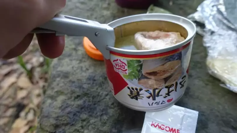 サバ缶で作る簡単山ごはん『サバ缶カレー』の作り方