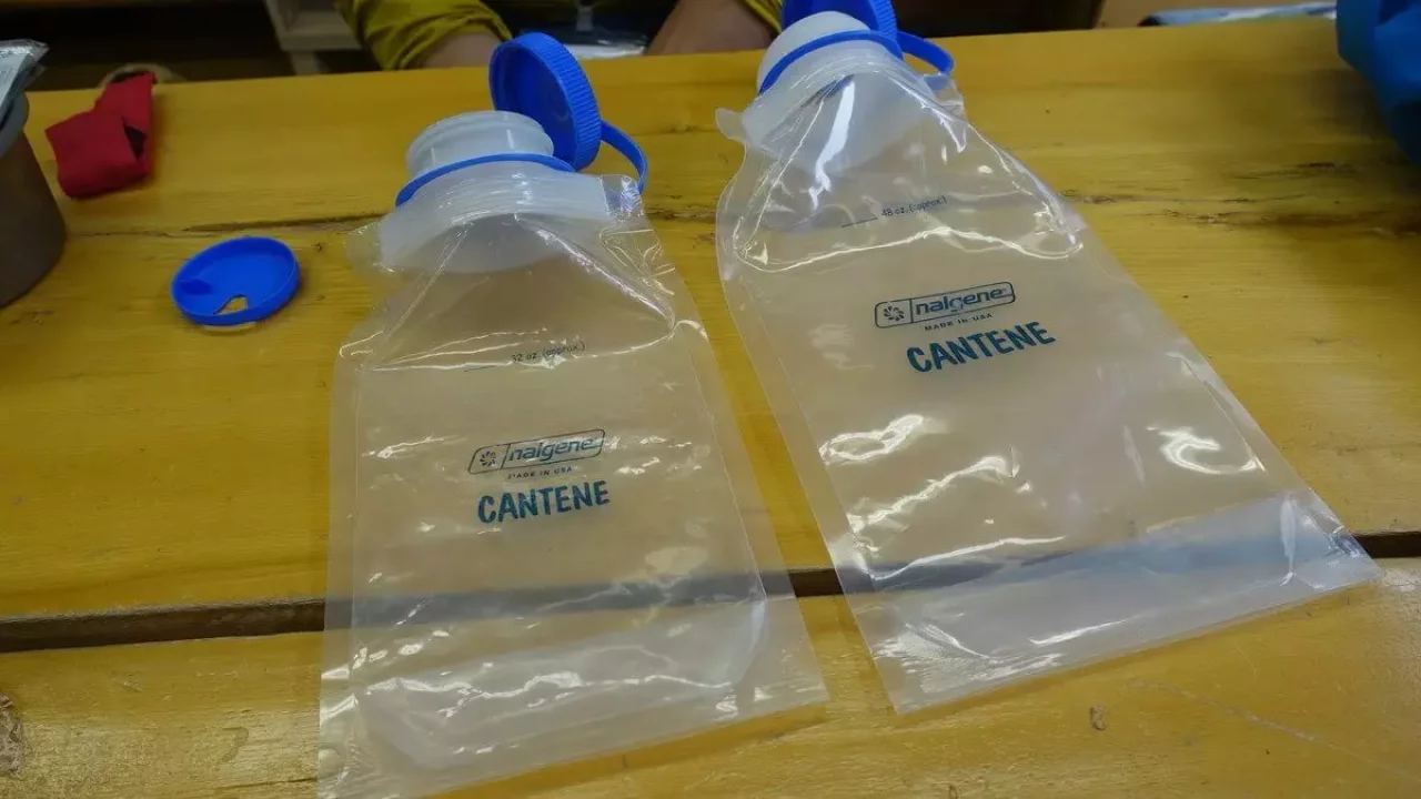 ナルゲンのフォールディングカンティーンのサイズ