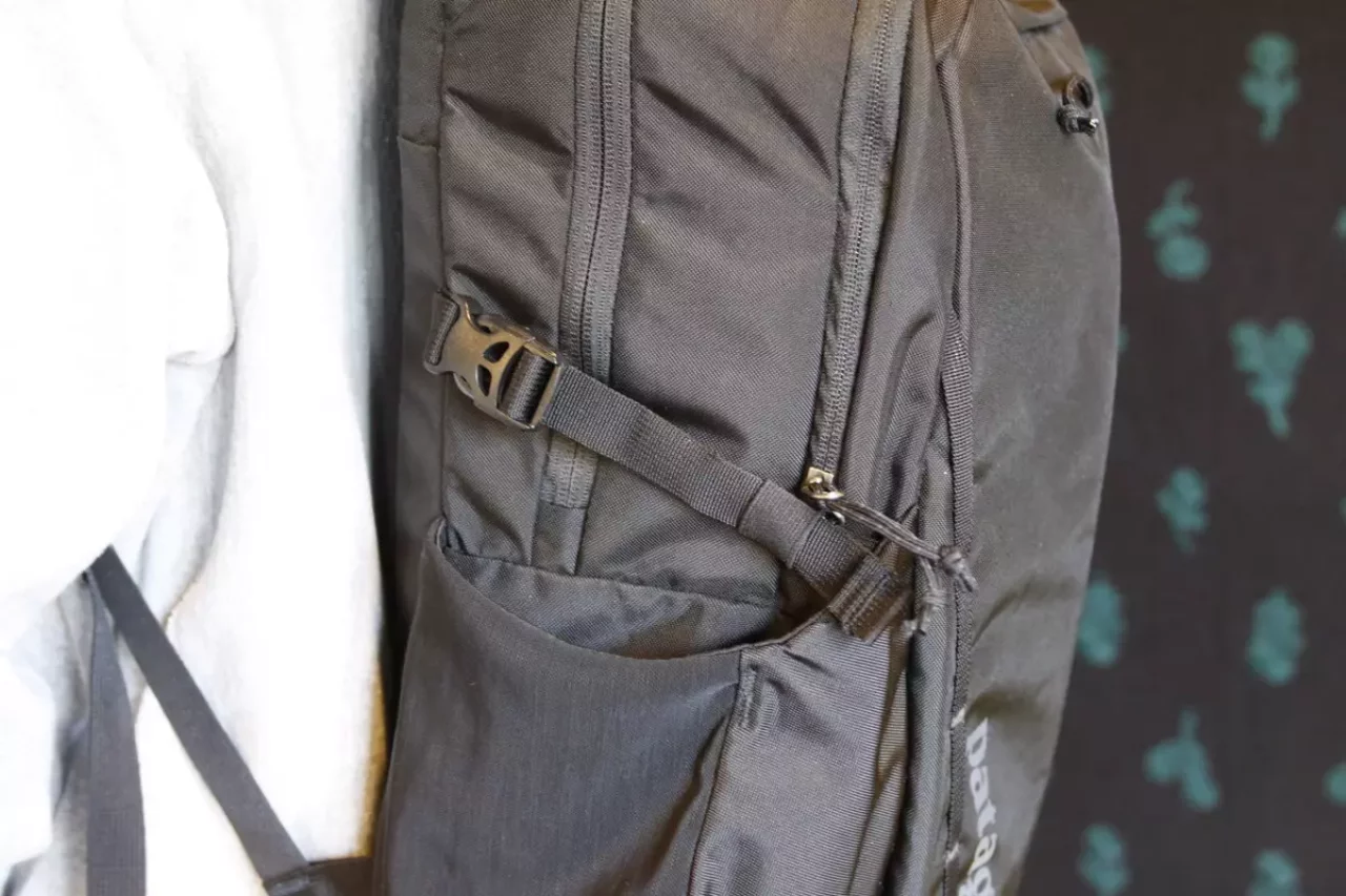 パタゴニアのザック 容量の調整も容易なザック