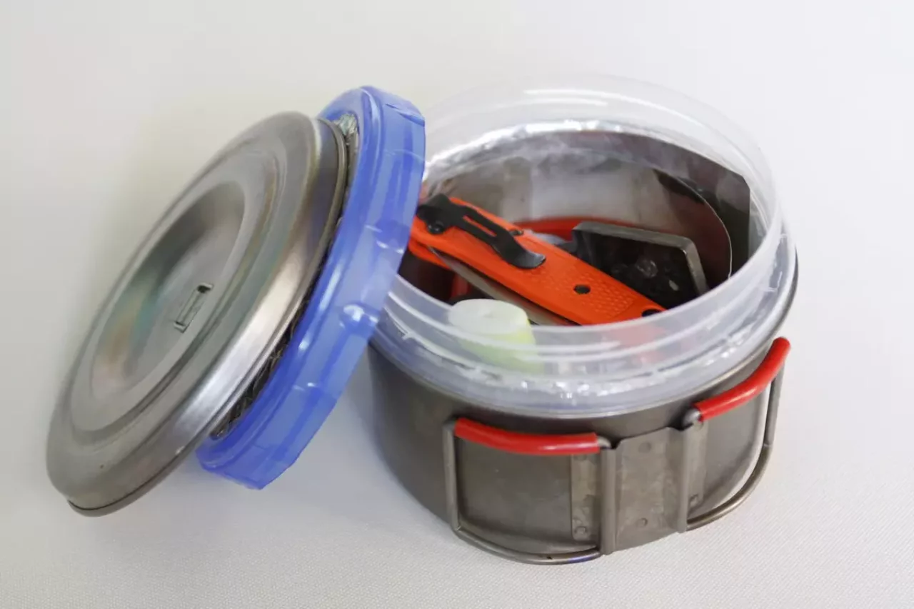 エバニューのTi570cupとのスタッキング