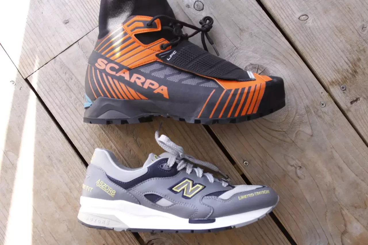 登山靴とスニーカの違い③足のブレを軽減するミッドソール