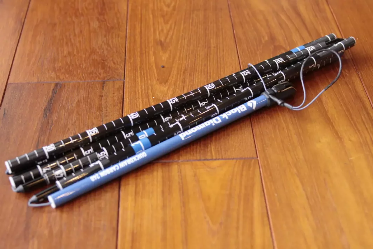 プローブ『ブラックダイヤモンドのクイックドローカーボンプローブ240』