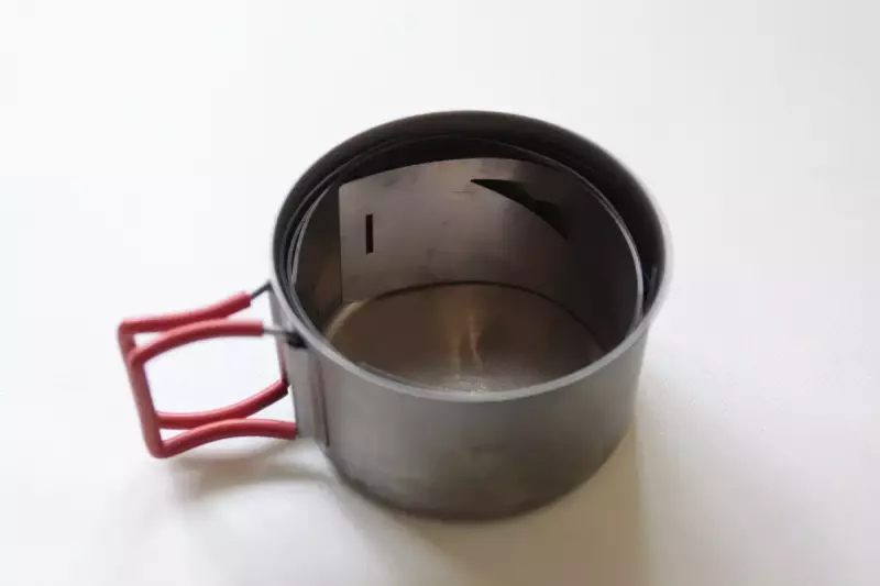 Tiフーボーと風防ケースとクッカーのスタッキング方法