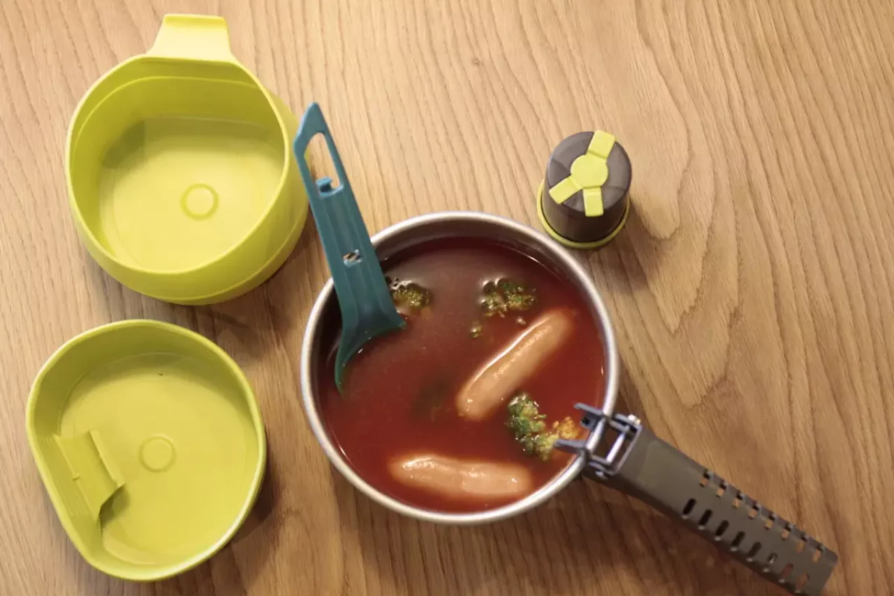 ウィルドゥのシェイカーを使った山ごはん