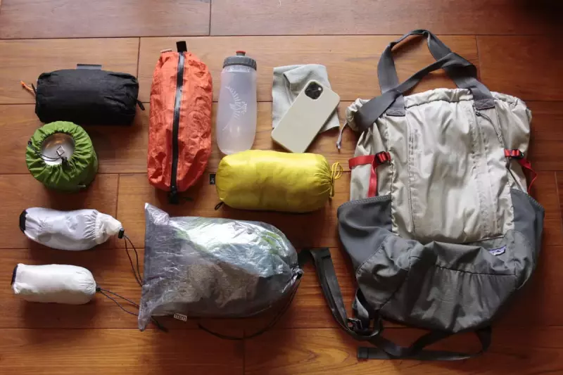 日帰り登山の持ち物一覧-15L前後の登山ザックにパッキング