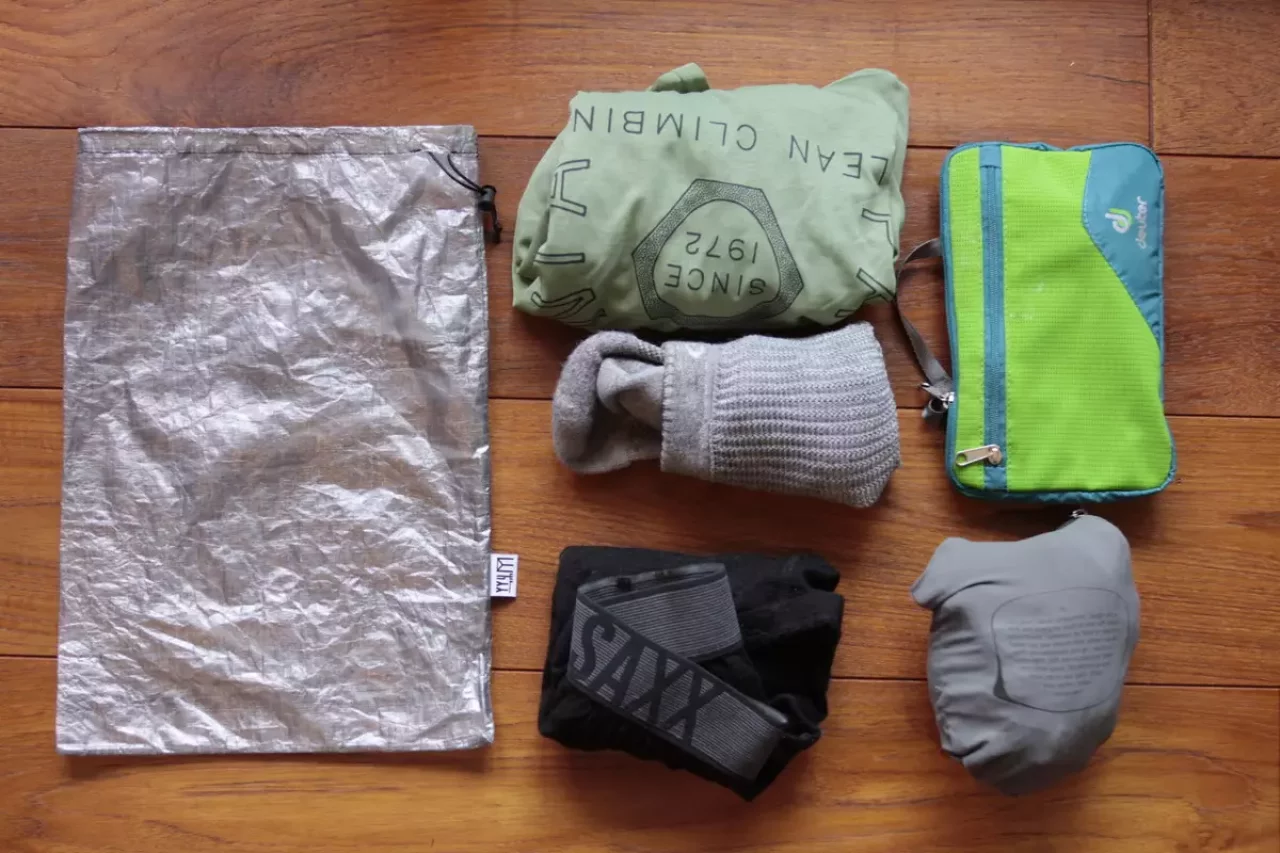 日帰り登山装備-帰りの着替え