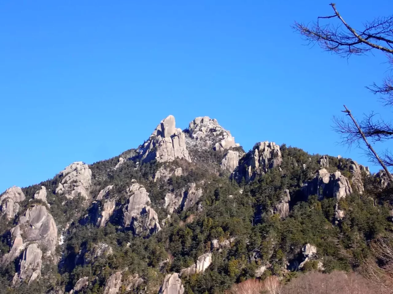 北奥千丈岳 登山 瑞牆山