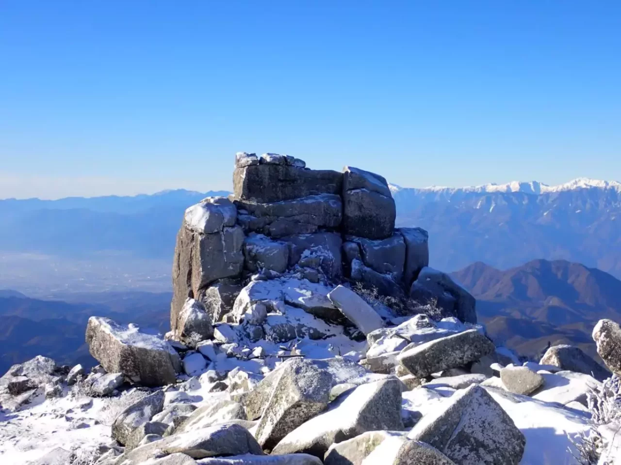 奥秩父 日本百名山 金峰山 五丈岩