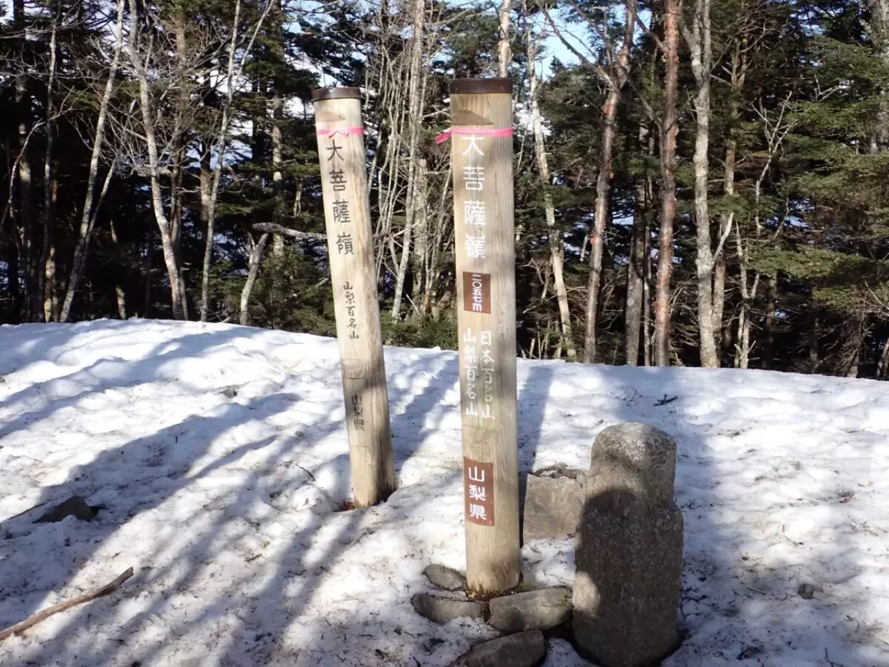 奥秩父 日本百名山 大菩薩嶺 山頂