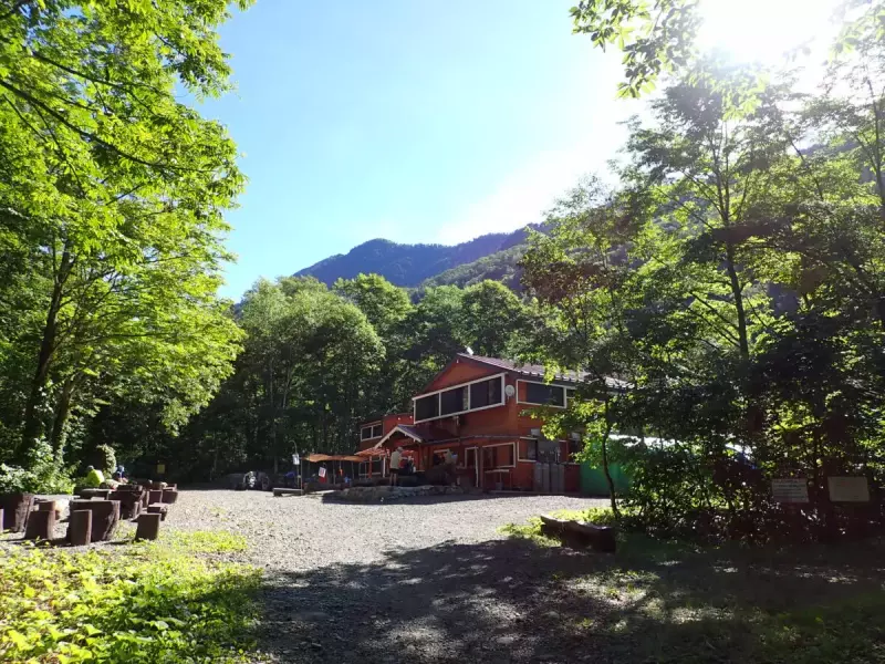 わさび平小屋 双六岳 登山