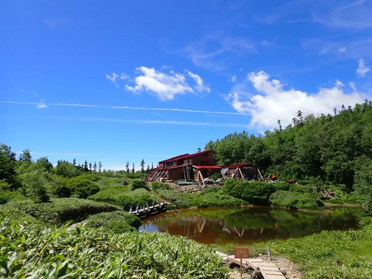 鏡平山荘 双六岳 登山