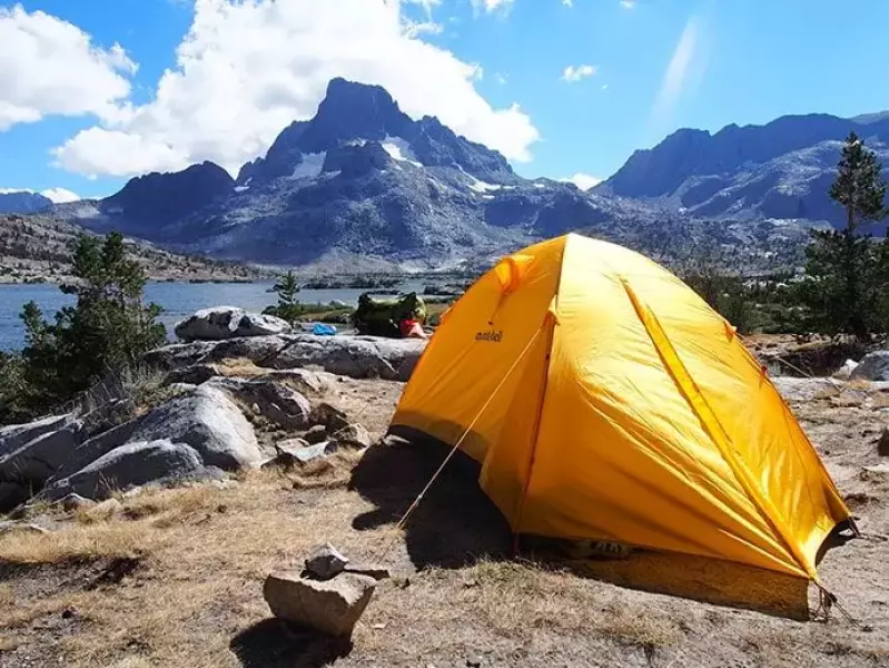 ロングトレイル ジョンミューアトレイルでのテント