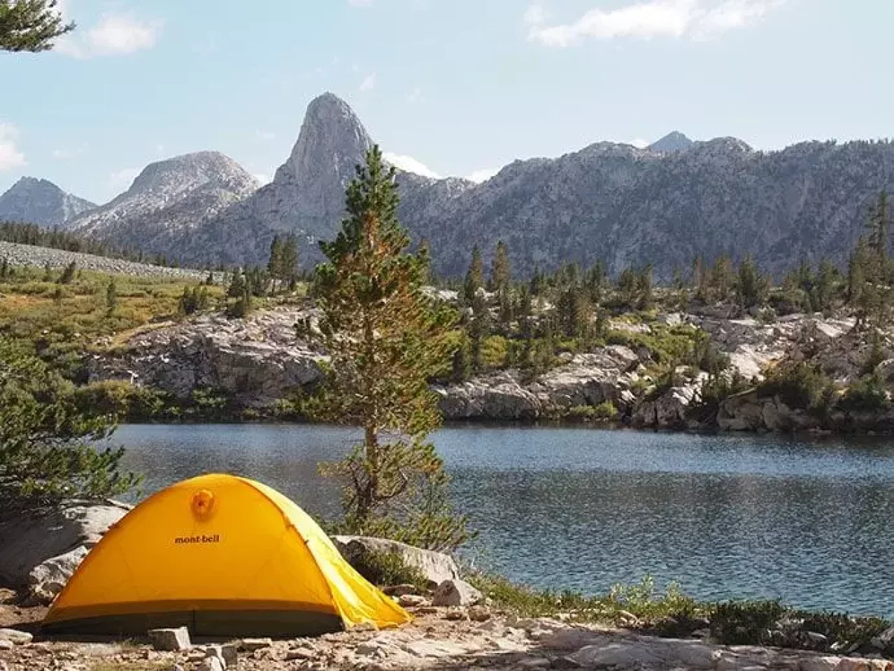 ロングトレイル ジョンミューアトレイルでのテント