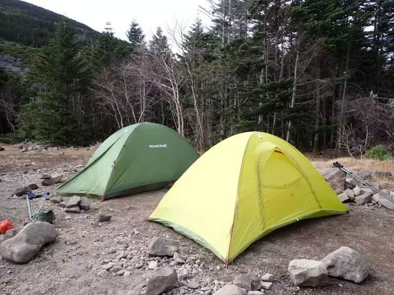 初めてのテント泊 おすすめ テント場