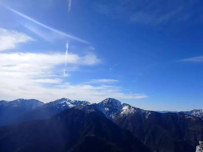 鳳凰三山 南アルプス 登山 観音岳 眺望