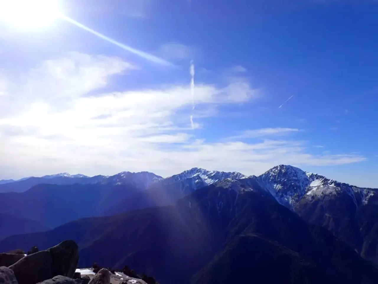 鳳凰三山 南アルプス 登山 薬師岳 眺望