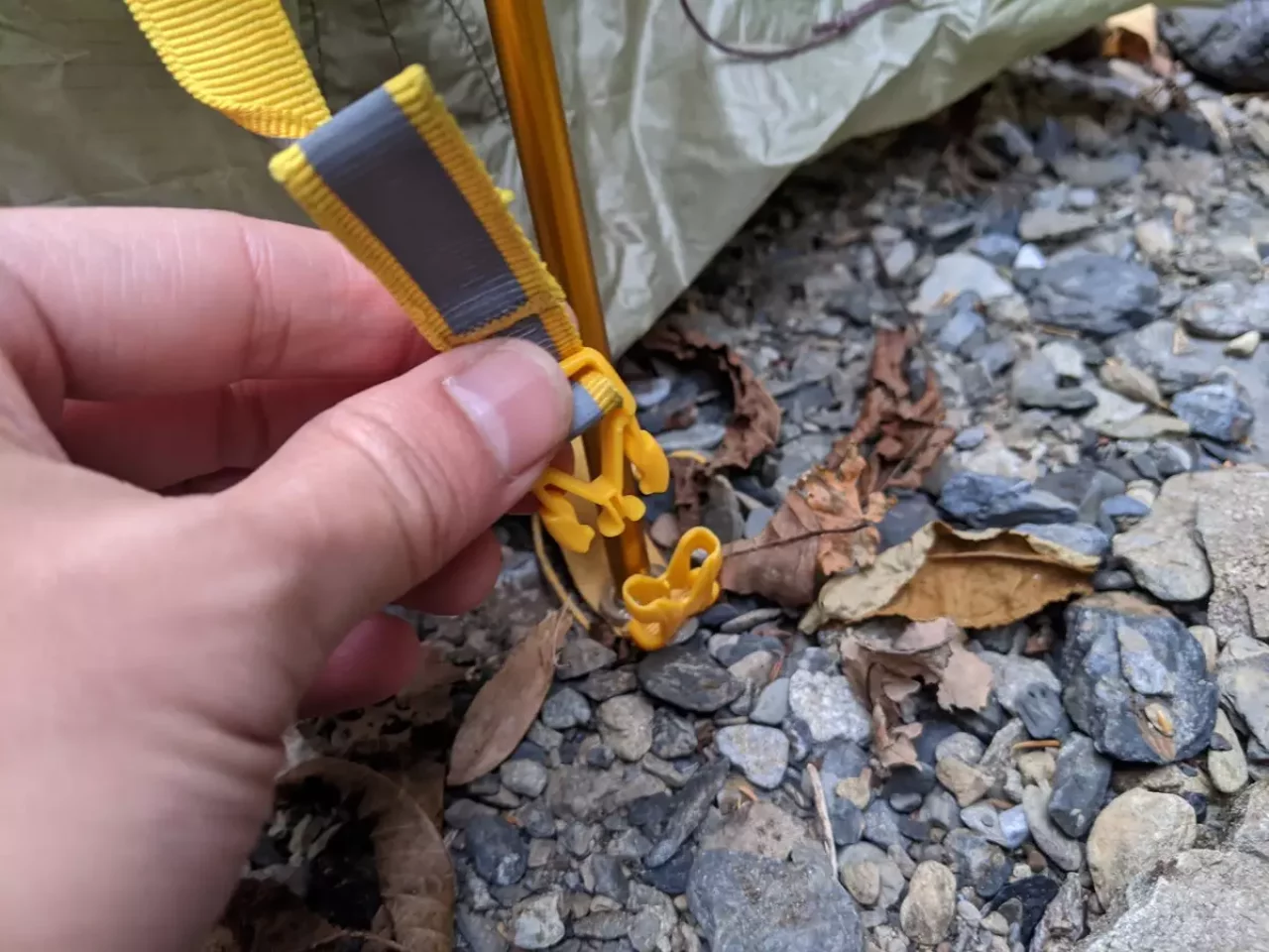 フライクリーク HV UL 1 EX の組み立て方 フロアとフライ