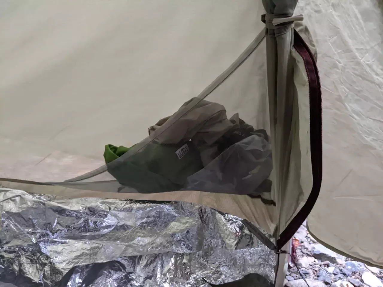 フライクリーク HV UL 1 EX フロアの内のポケット