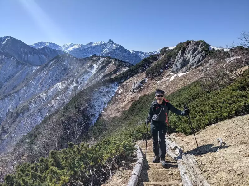 合戦小屋~燕山荘 眺望