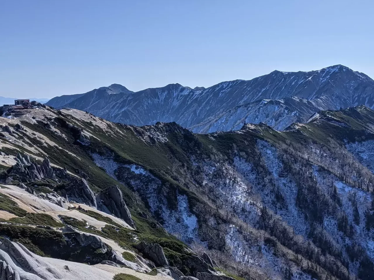 合戦小屋~燕山荘 眺望