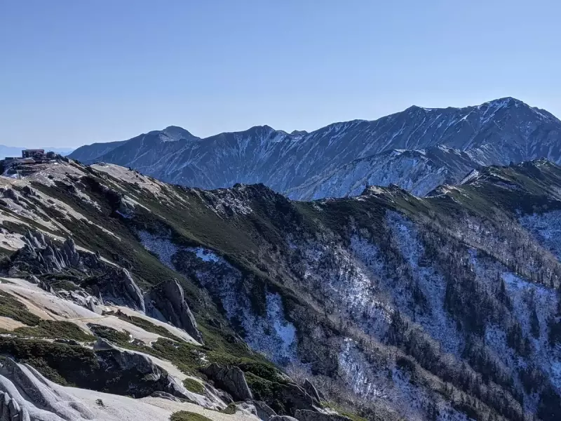 合戦小屋~燕山荘 眺望