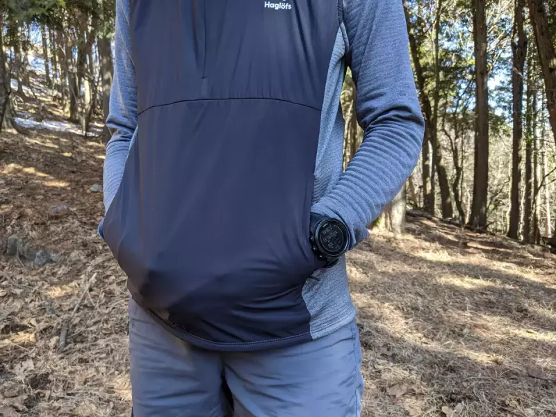 フリースベスト ポケット