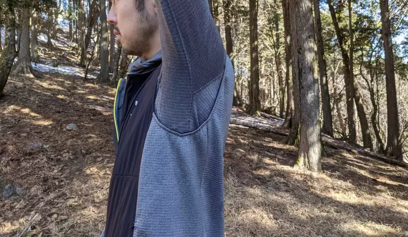 グリッドフリースとウィンドシェルのコンビネーション