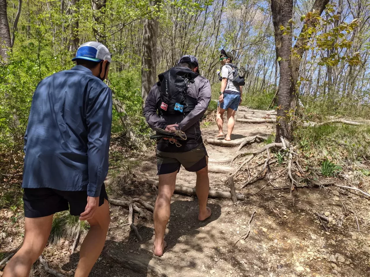 水沢山の登山コース